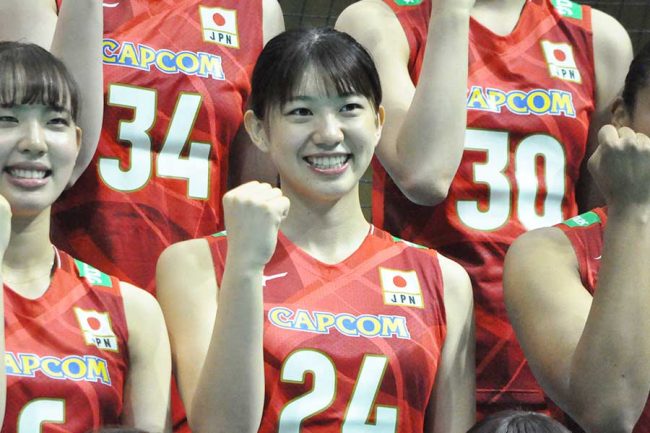 野中瑠衣 巾着 女子バレーボール ネーションズリーグ 日本代表 日立
