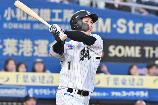 87キロ遅球を「衝撃の一本」「ノーステップで…」 覚醒ロッテ25歳、交流