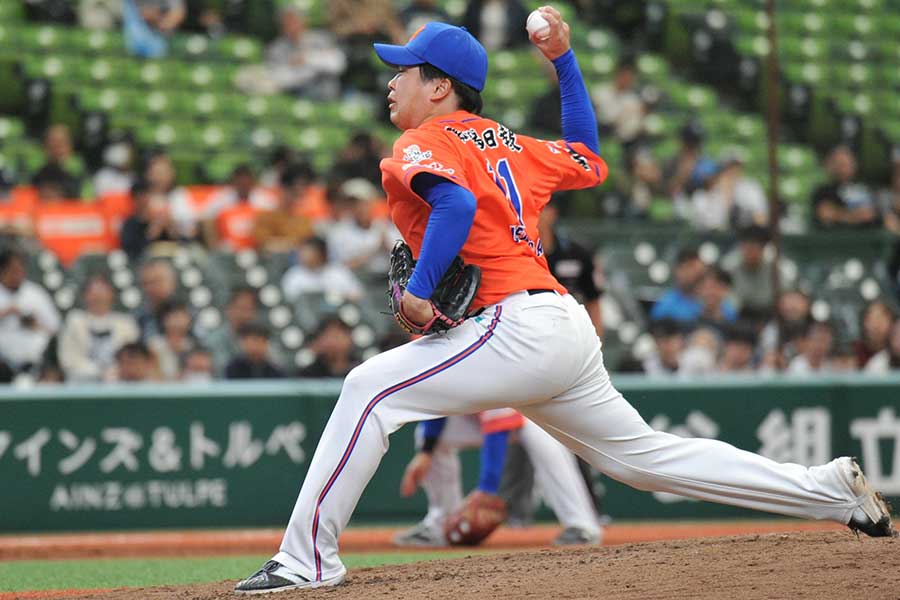 上村は開幕直後の不調を脱しつつある【写真：羽鳥慶太】