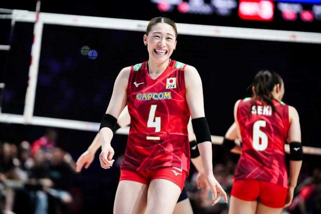 石川真佑選手 スポーツタオルバレーボール ネーションズリーグ 日本