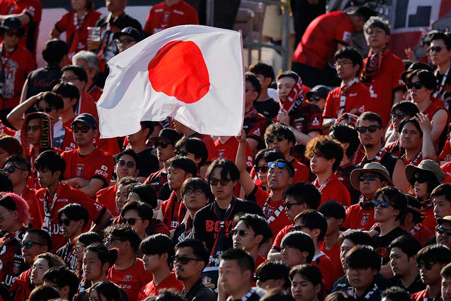米国に集結した浦和レッズのサポーター【写真：ロイター】