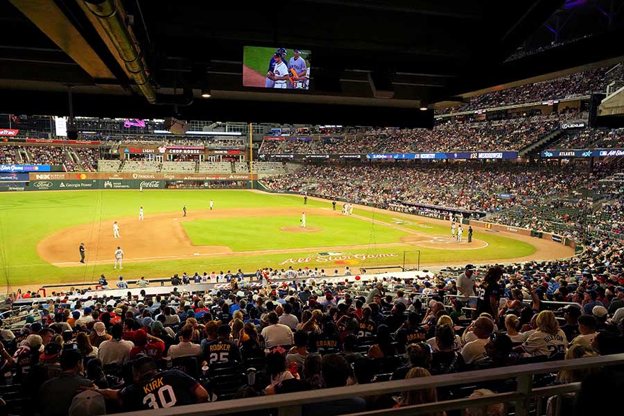 アトランタで行われたオールスターゲーム【写真：ロイター】