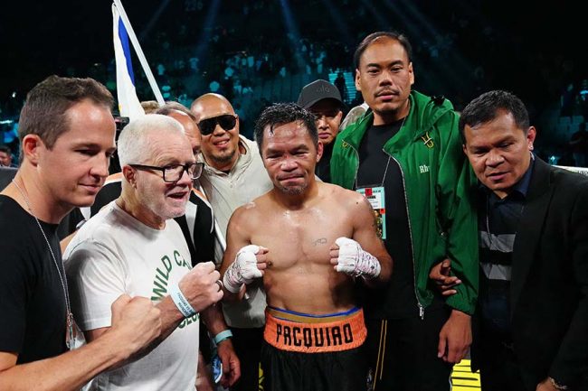 46歳パッキャオ、4年ぶり復帰戦はドロー 王座返り咲きならずも会場
