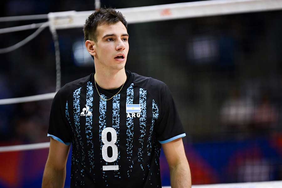 アルゼンチン代表のアグスティン・ロセル【写真:中戸川知世】