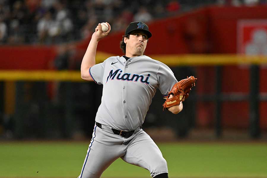 マーリンズのカル・クアントリル投手【写真：Getty Images】