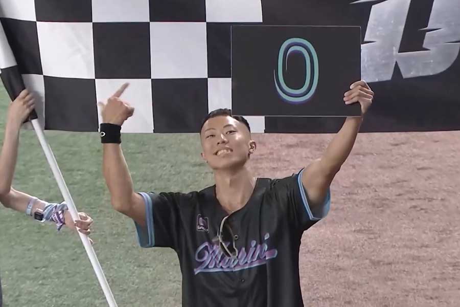 「DASHMAN」にハンデなしで圧勝する強者登場【画像：パーソル パ・リーグTV】