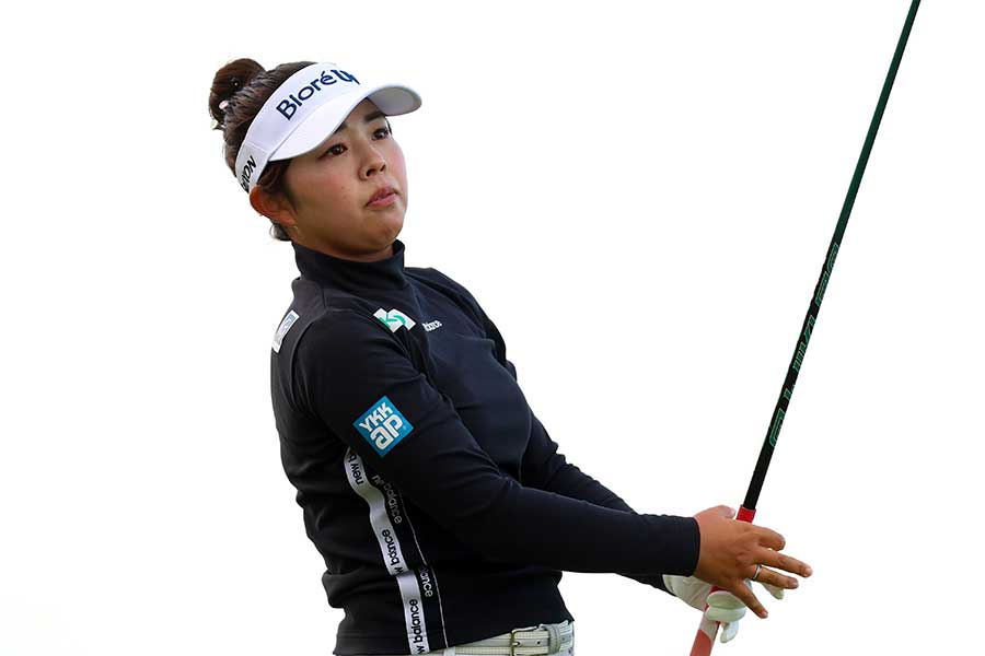 AIG全英女子オープンに参戦している山下美夢有【写真：PA Images/アフロ】