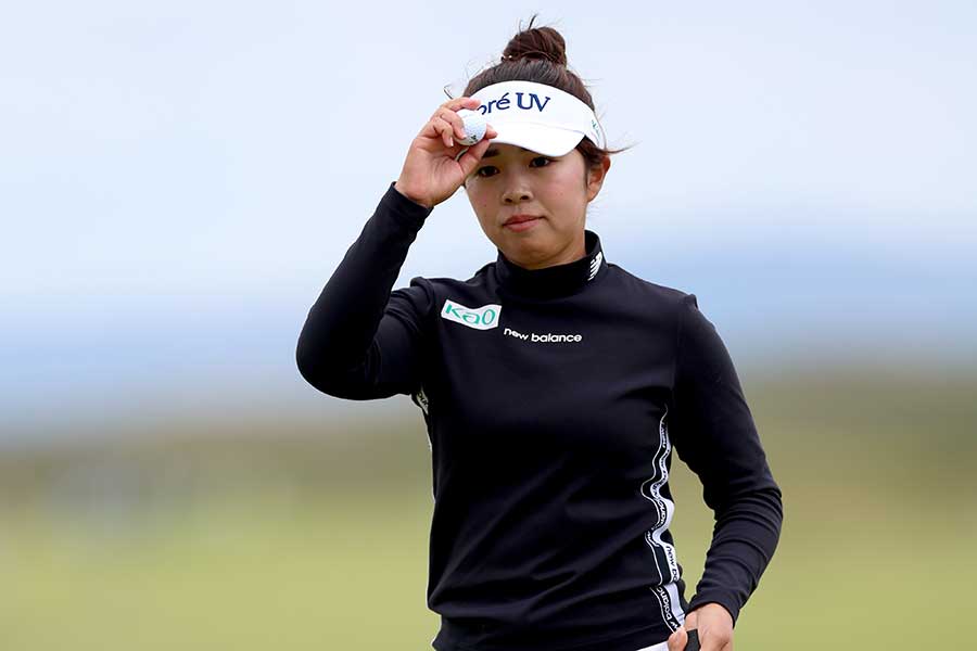AIG全英女子オープンに参戦している山下美夢有【写真：PA Images/アフロ】