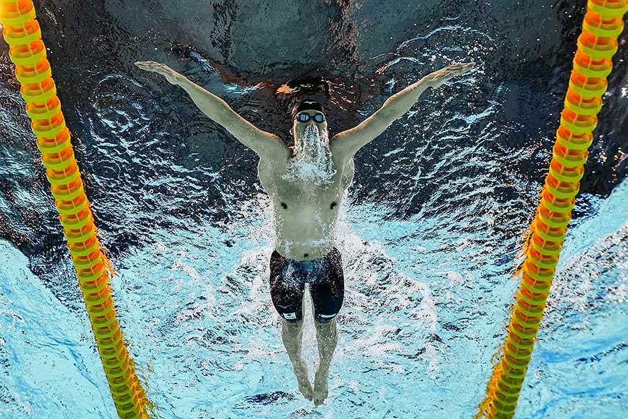 世界水泳、200メートル平泳ぎに出場した渡辺一平【写真：ロイター】