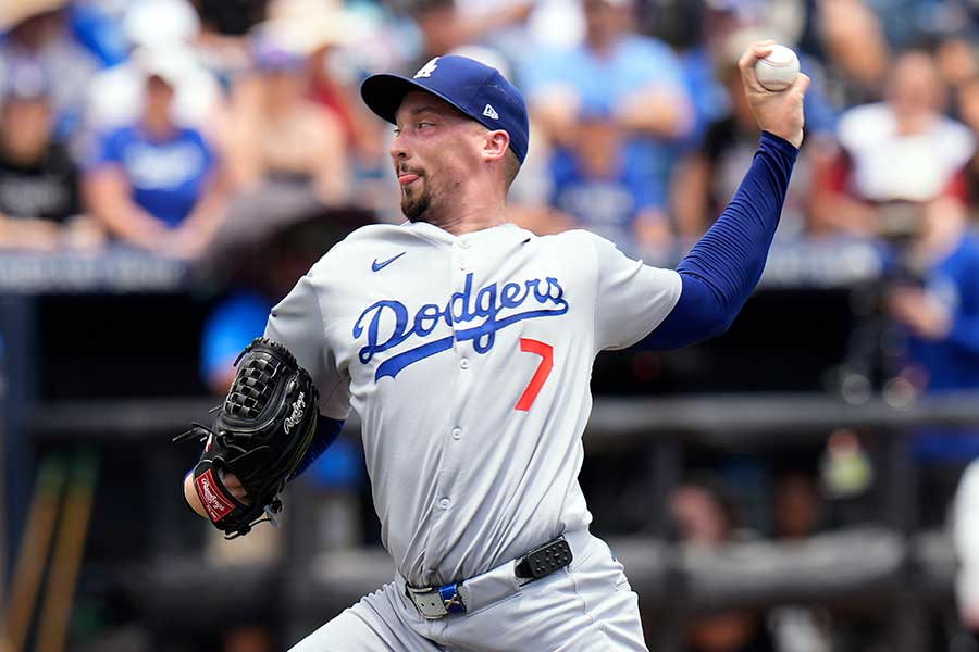 ドジャースのブレイク・スネル【写真：AP/アフロ】