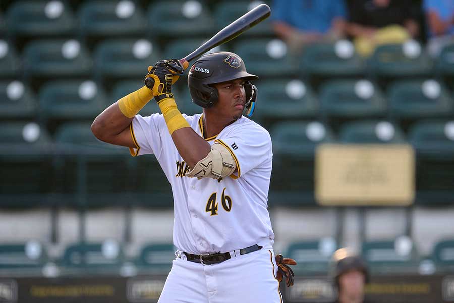 パイレーツ傘下A級ブラデントンのトニ・ブランコJr.【写真：AP/アフロ】