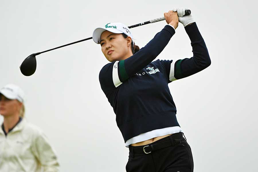 AIG全英女子オープンに出場したミンジー・リー【写真：アフロ】