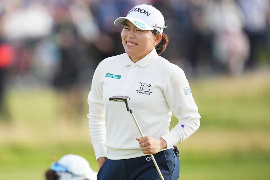 全英女子オープンで2位となった勝みなみ【写真：AP/アフロ】