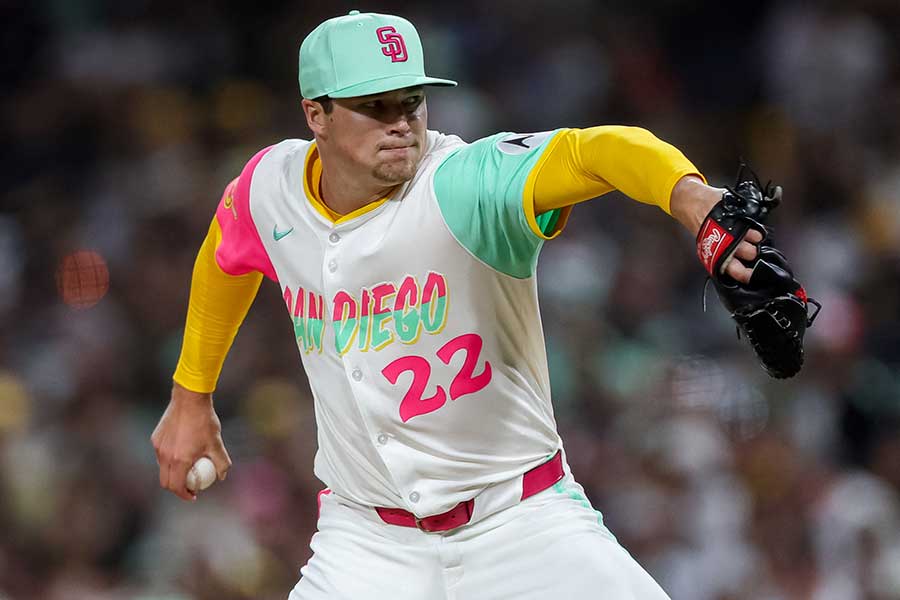 パドレスのメイソン・ミラー【写真：ロイター】