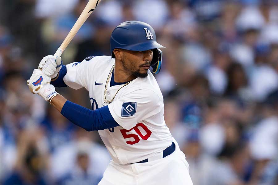 ドジャースのムーキー・ベッツ【写真：AP/アフロ】