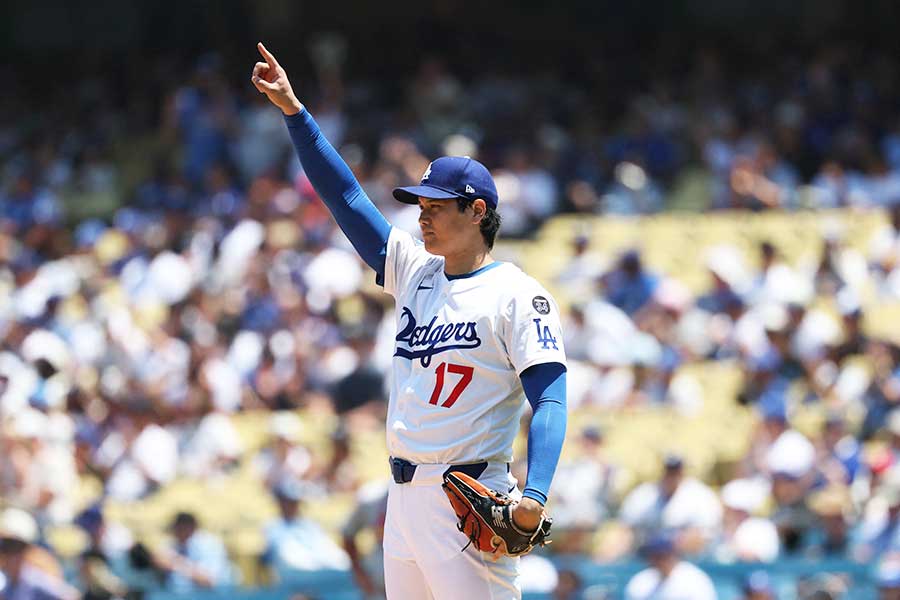 4回1失点、8奪三振と好投したドジャースの大谷翔平【写真:ロイター】