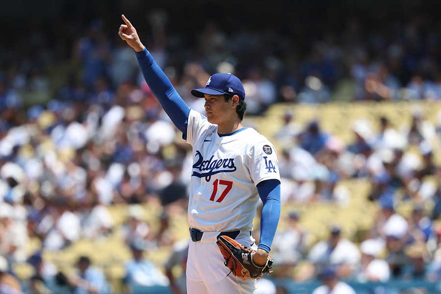 カージナルス戦に先発出場したドジャースの大谷翔平【写真：ロイター】