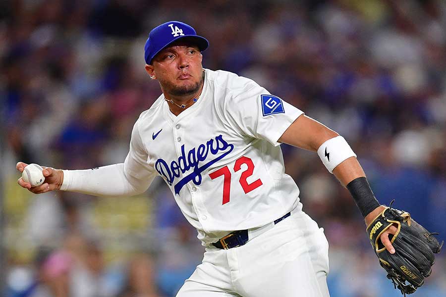 ドジャースのミゲル・ロハス【写真：ロイター】