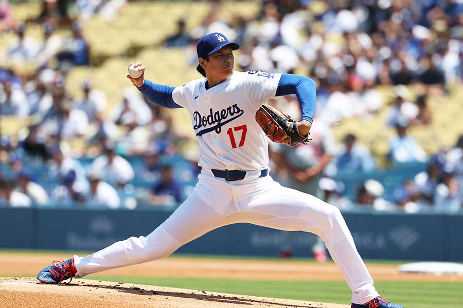 ドジャースの大谷翔平【写真：ロイター】