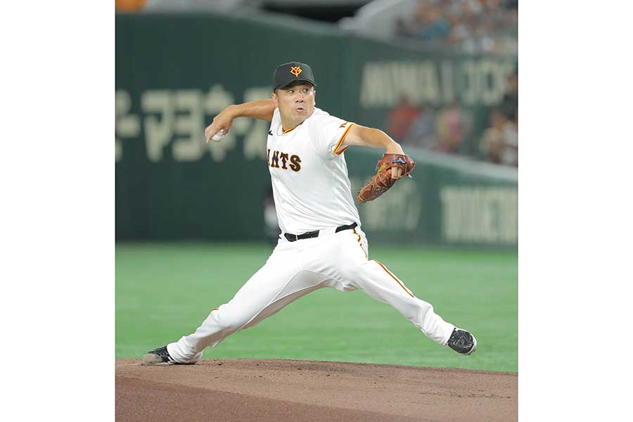 巨人の田中将大【写真:スポーツ報知/アフロ】