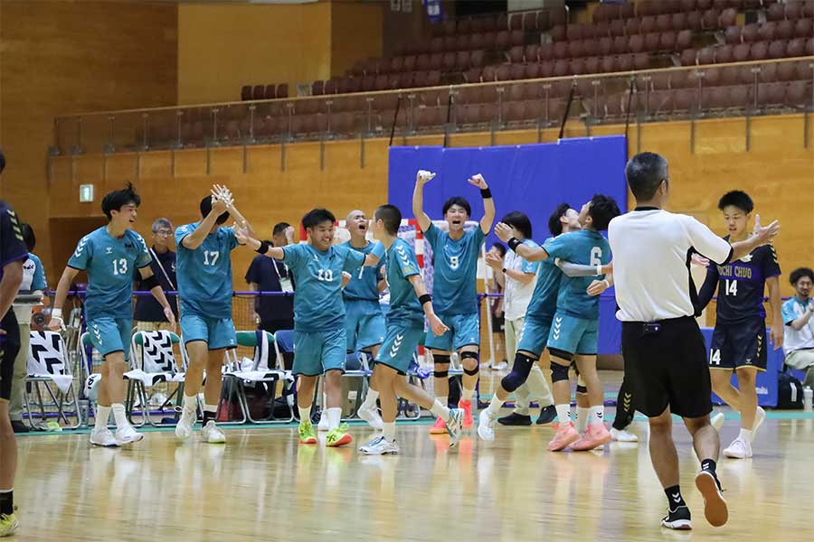 統合後初のインターハイで勝利を手にした南昌みらい【写真:山田智子】