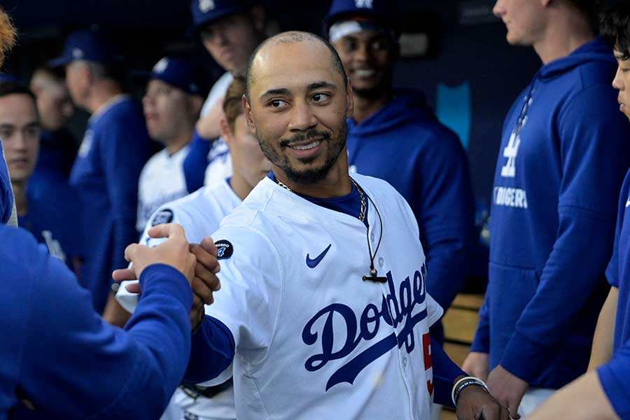 ドジャースのムーキー・ベッツ【写真：ロイター】