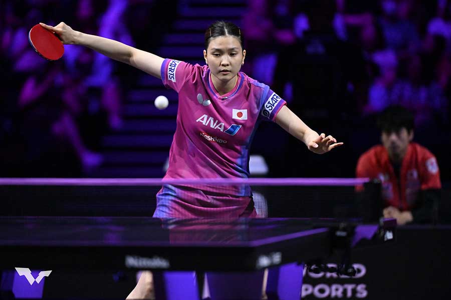 WTTチャンピオンズ横浜大会に出場した橋本帆乃香【写真：WTT提供】