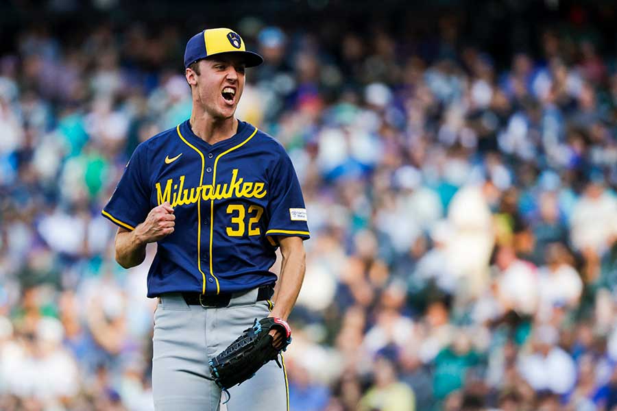 ブルワーズのジェイコブ・ミジオロウスキー【写真：ロイター】