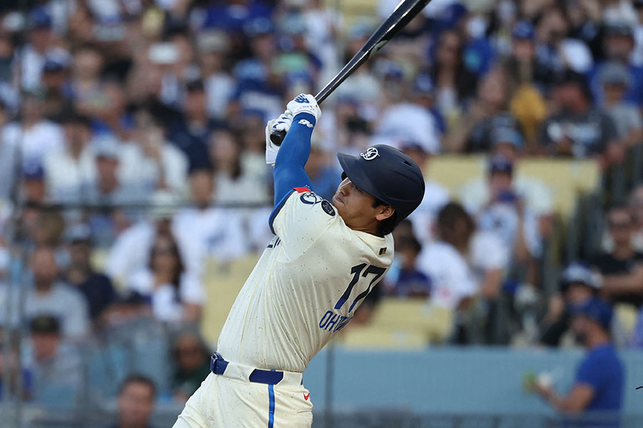 40号を放つドジャースの大谷翔平【写真：ロイター】