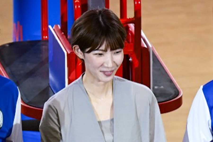 バレー元日本代表の石井優希さん【写真：中戸川知世】