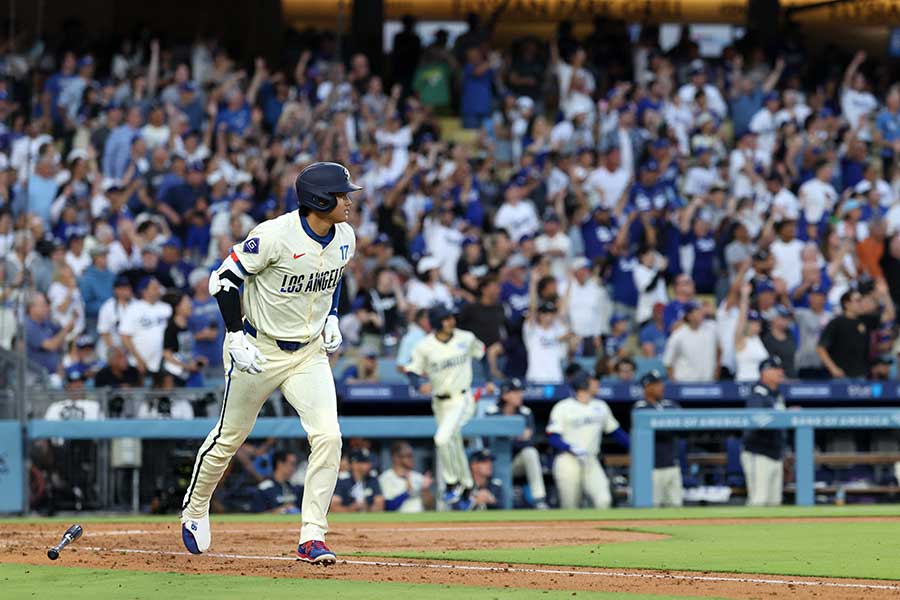 40号を放ったドジャースの大谷翔平【写真:ロイター】