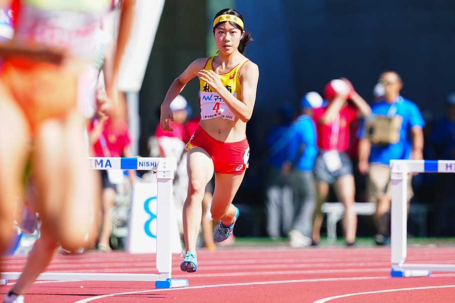 藤井は陸上競技から「いつも通り」の再現の大切さをな学んだという【写真：荒川祐史】