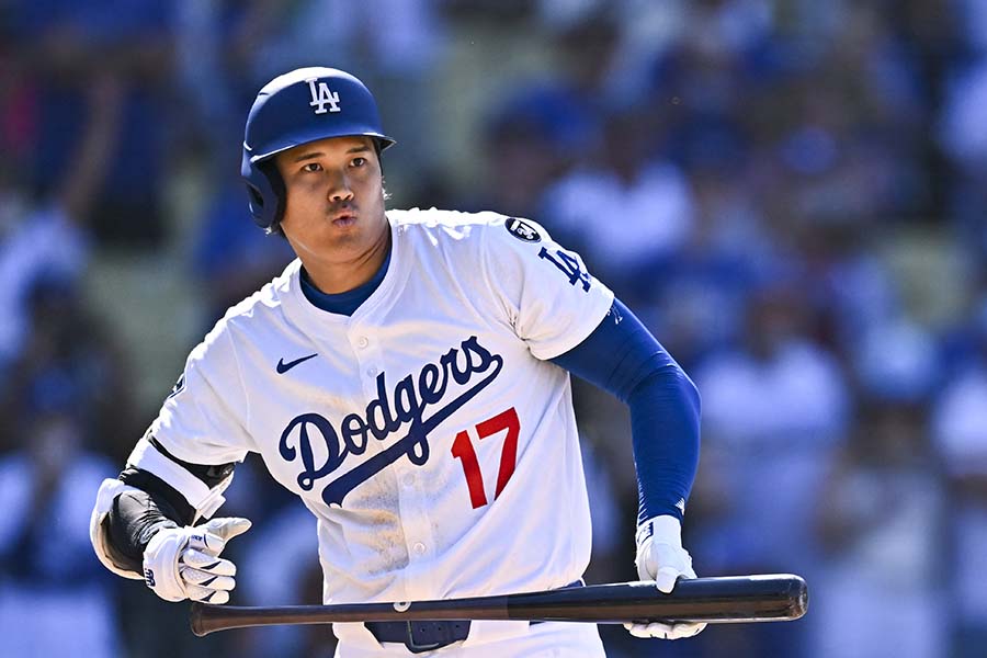 ブルージェイズ戦に1番・DHで出場したドジャースの大谷翔平【写真：ロイター】
