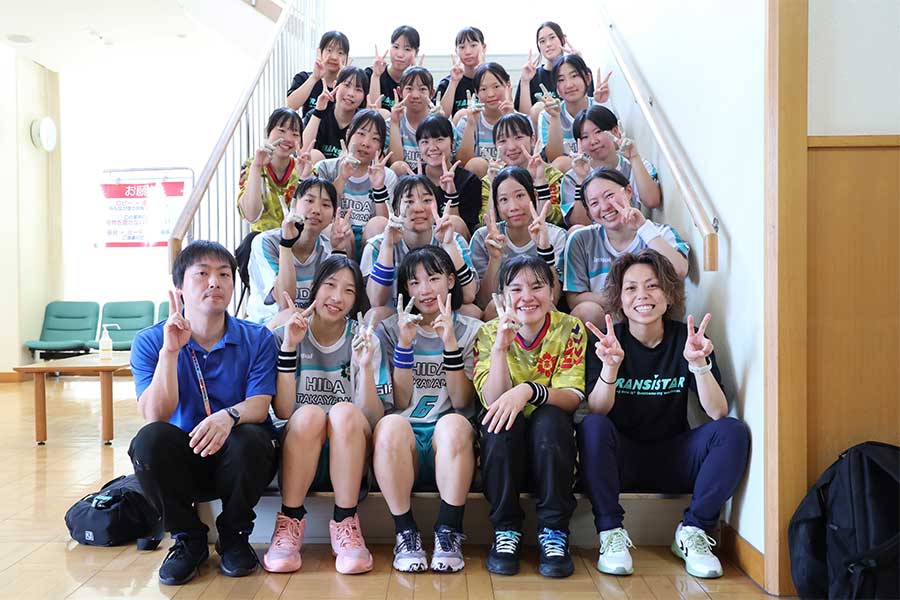 チーム一丸でインターハイを駆け抜けた飛騨高山高校ハンドボール部【写真：山田智子】