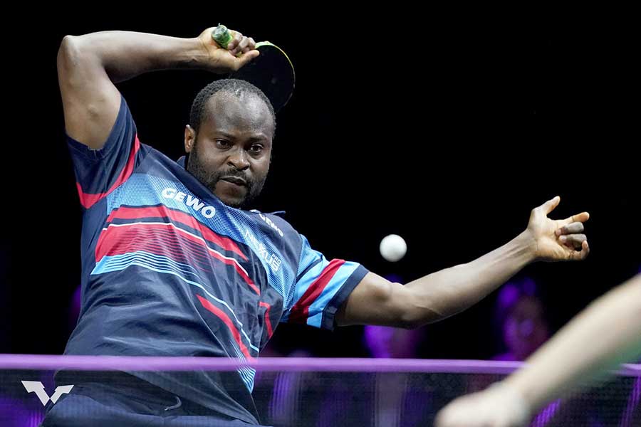 自身の境遇から、今ではナイジェリアの卓球教育を後押ししている【写真:WTT提供】