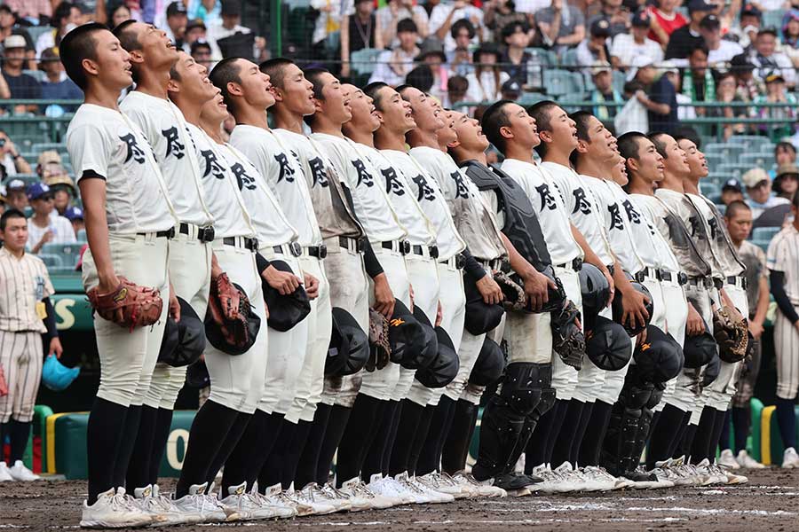 東大阪大柏原に勝利した尽誠学園【写真：産経新聞社】