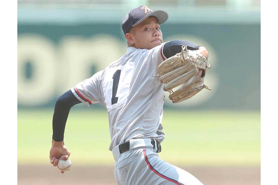 京都国際の西村一毅【写真：スポーツ報知/アフロ】