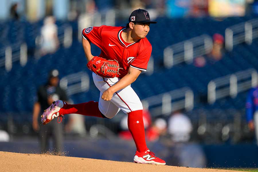 ナショナルズの小笠原慎之介【写真:アフロ】