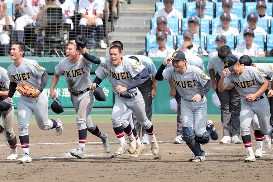 開星に勝利した仙台育英【写真：スポーツ報知/アフロ】