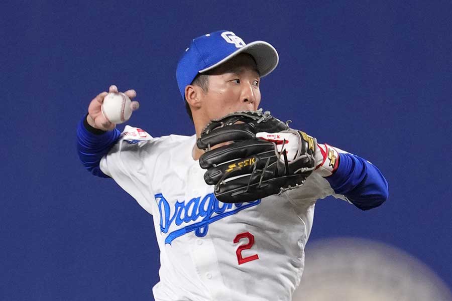 中日の田中幹也【写真:産経新聞社】