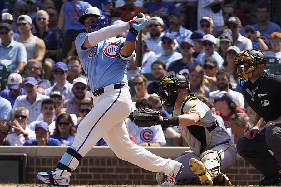 パイレーツ戦に出場し4打数1安打だったカブスの鈴木誠也【写真：ロイター】