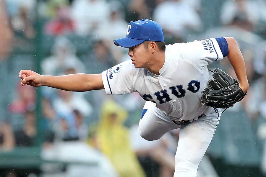 豊橋中央の高橋大喜地【写真:スポーツ報知/アフロ】