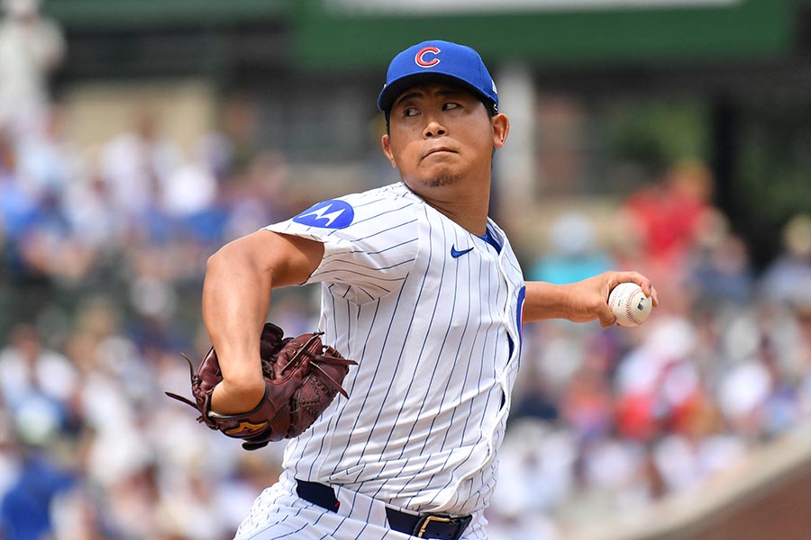 パイレーツ戦で7回を1失点と好投したカブスの今永昇太【写真：ロイター】