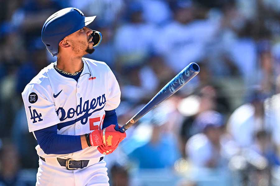 パドレス戦で勝ち越し弾を放ったベッツ【写真：ロイター】