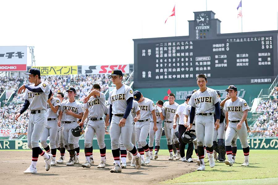 沖縄尚学に敗戦した仙台育英【写真：スポ―ツ報知/アフロ】