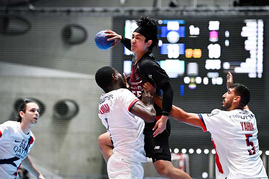 PSG戦に出場したジークスター東京の伊禮雅太【写真：中戸川知世】