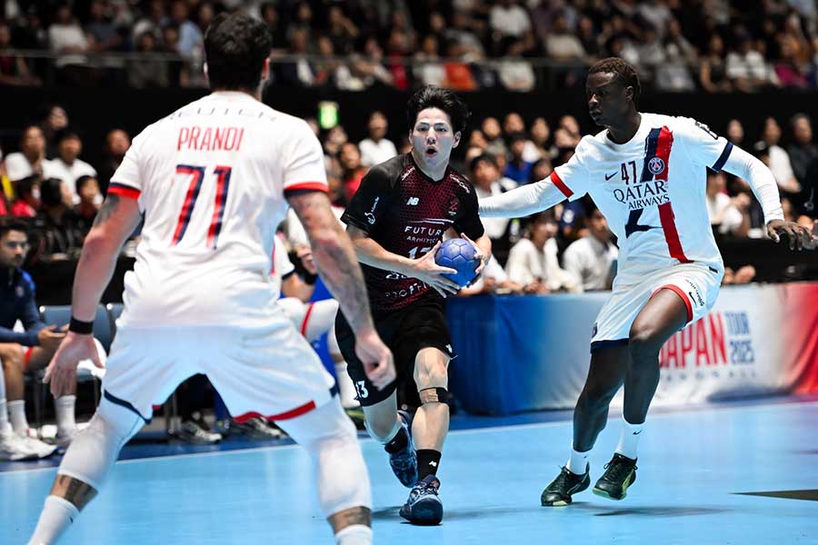 この日チーム最多タイの5得点を決めた中村翼【写真:中戸川知世】