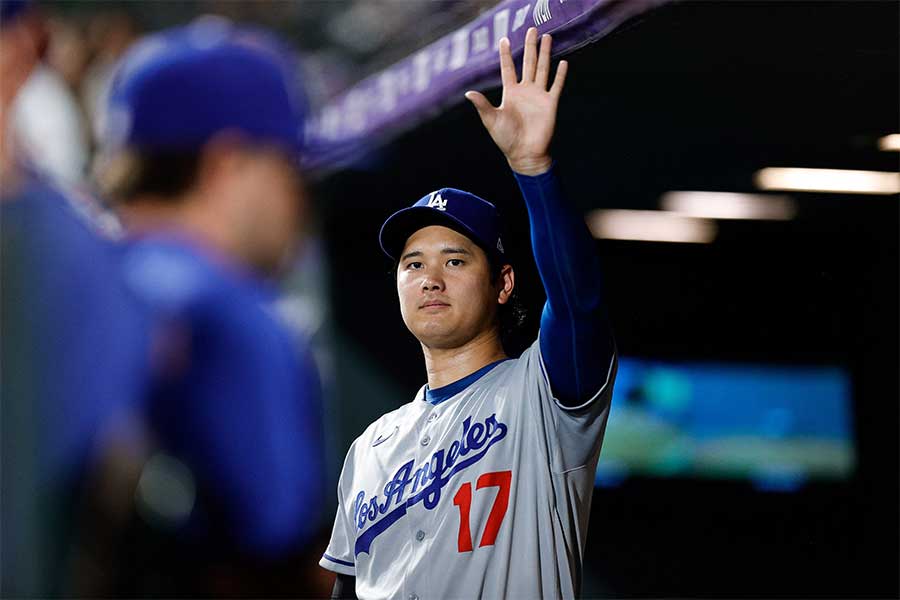 ドジャースの大谷翔平【写真：ロイター】