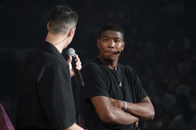 八村塁「日本でもやってみたい」 トークショーで発言し会場騒然「まず