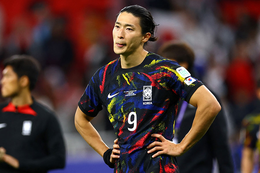 韓国代表FWチョ・ギュソン （2024年撮影）【写真：ロイター/アフロ】